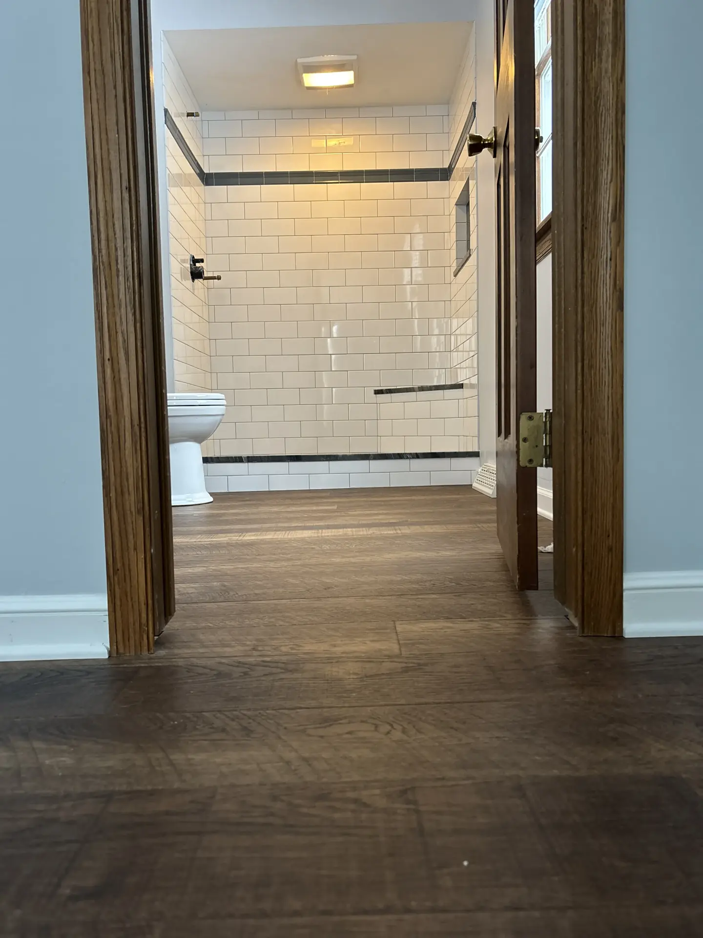 Bathroom entry from master bedroom